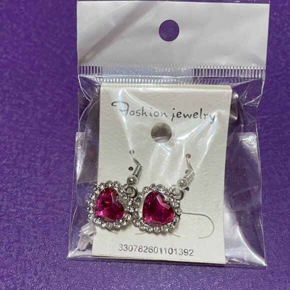 Holiday Gift Lot • 8 Pairs Earrings • New on Card • Stocking Stuffers • Tween Pa - Picture 2 of 4